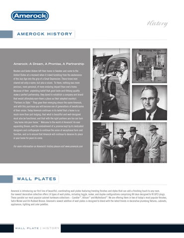 Moore Creative Amerock Wall Plate 灯饰目录 第 2 页