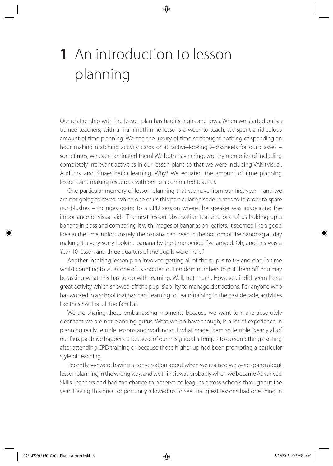Lesson Planning Tweaks for Teachers by Bloomsbury Publishing - Issuu