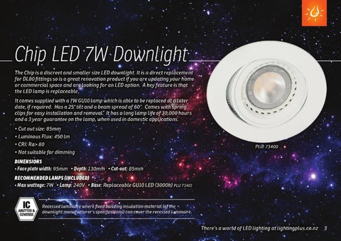 Lightingplus A5 LED 筒灯 手册 第 3 页