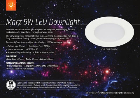 Lightingplus A5 LED 筒灯 手册 第 4 页