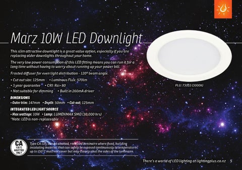 Lightingplus A5 LED 筒灯 手册 第 5 页