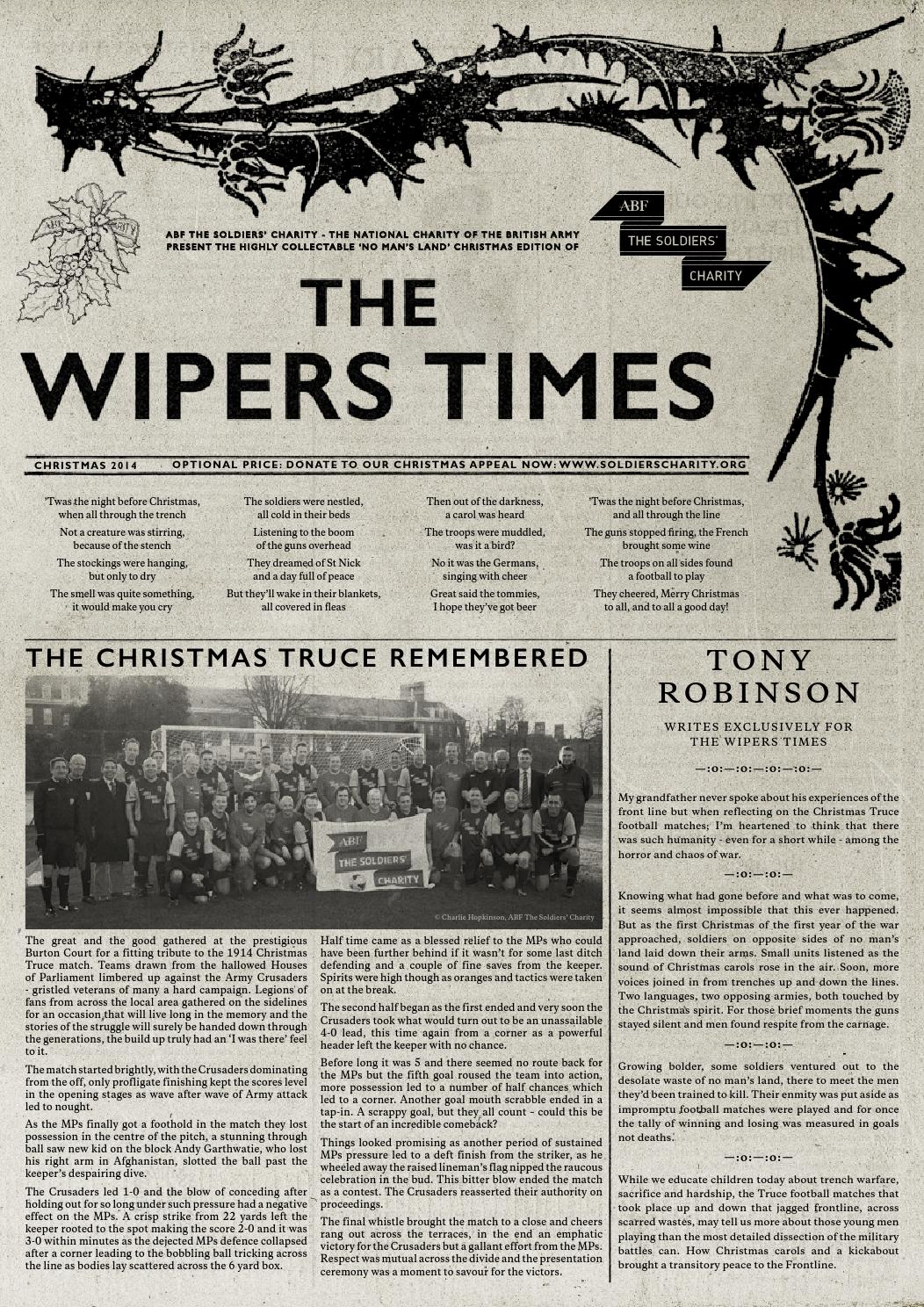 The Wipers Time Christmas 2014 Special by Army Benevolent Fund Issuu