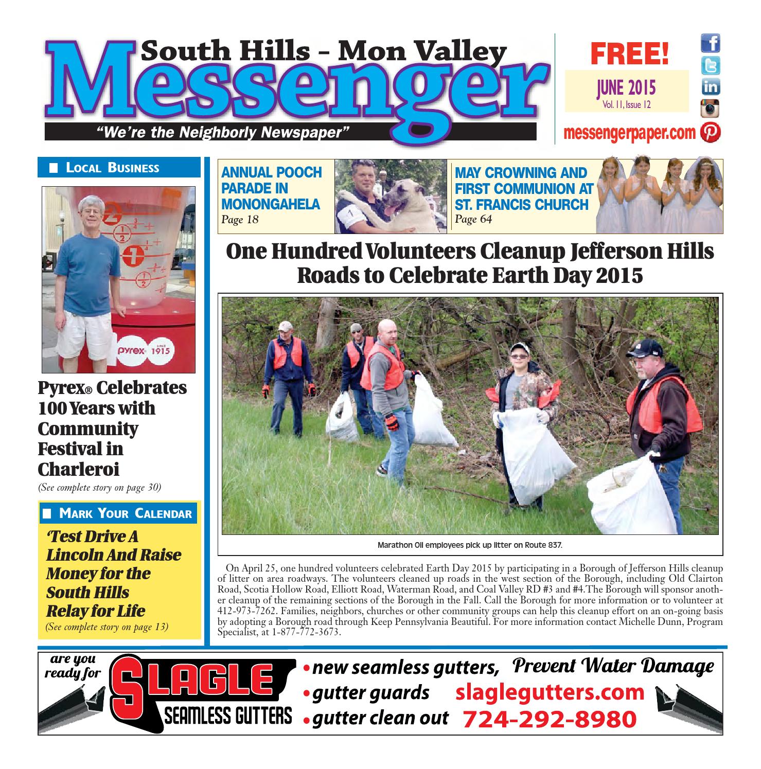 South Hills Mon Valley Messenger June 2015 by South Hills Mon Valley  Messenger - Issuu