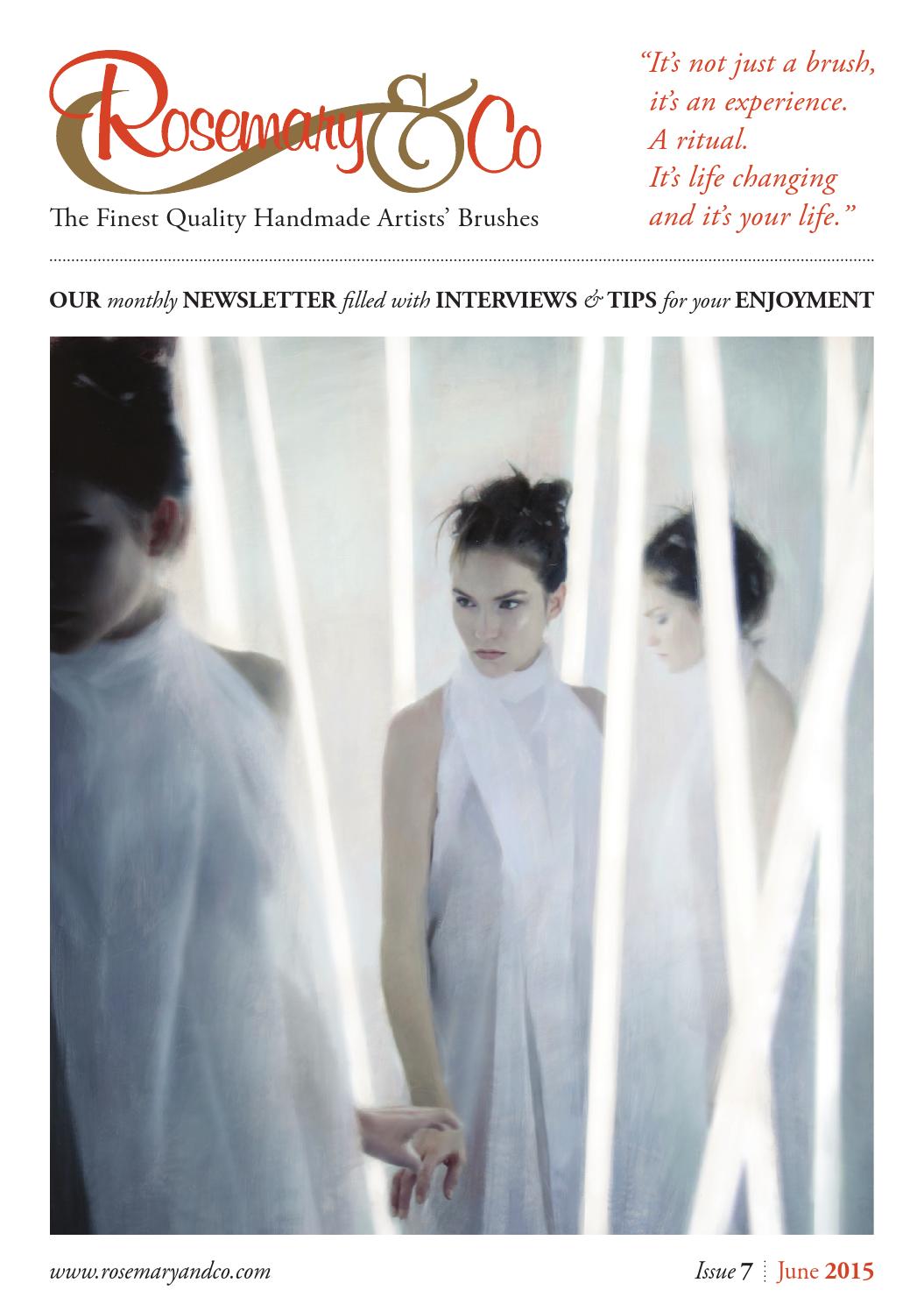 Newsletter June 2015 Rosemary & Co Artists' Brushes Ltd. by