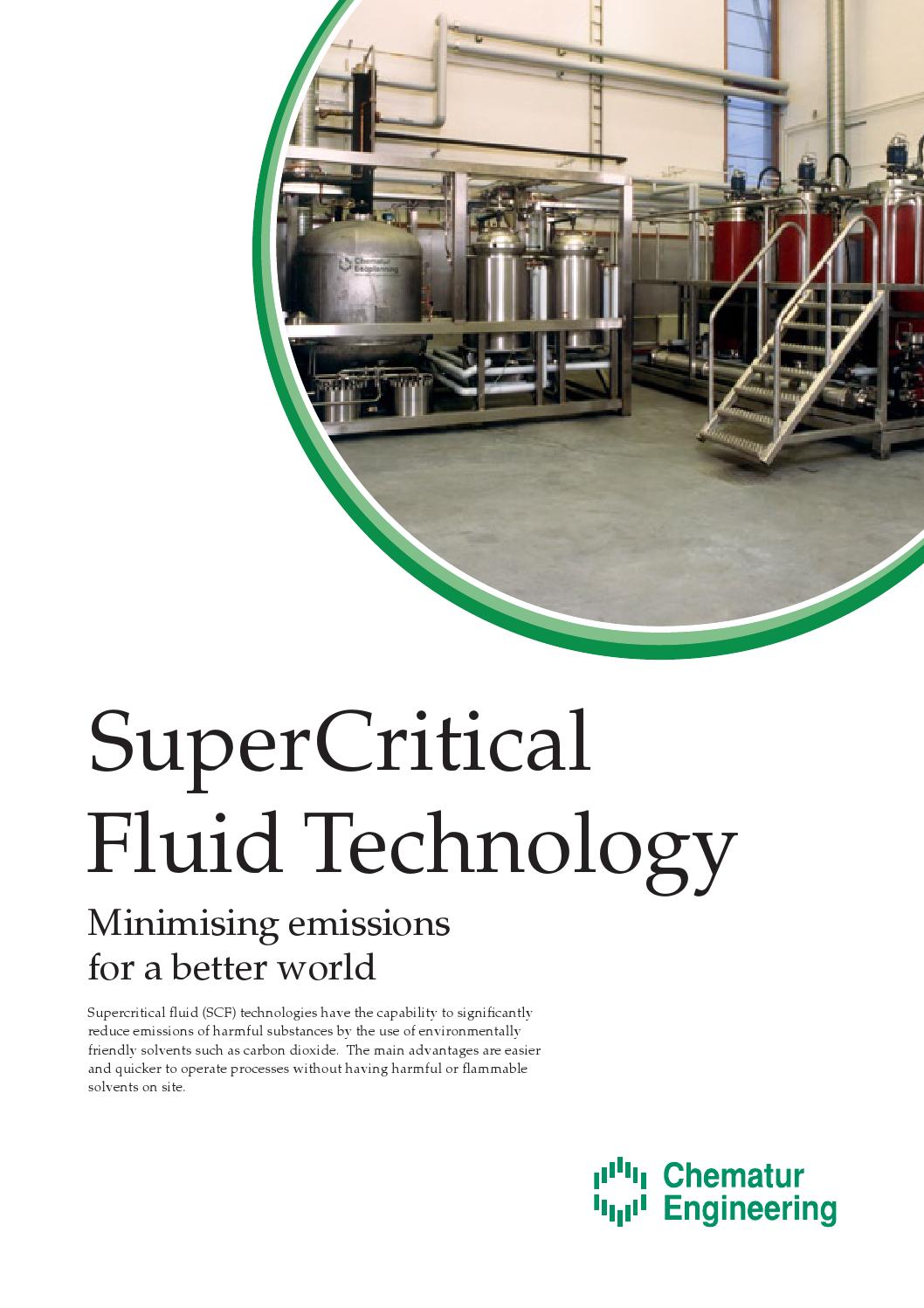 Supercritical Fluid Technology by Chematur Engineering AB Issuu