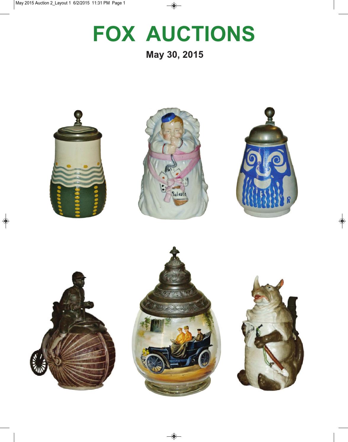 May 2015 auction 2 by Fox Auctions Issuu