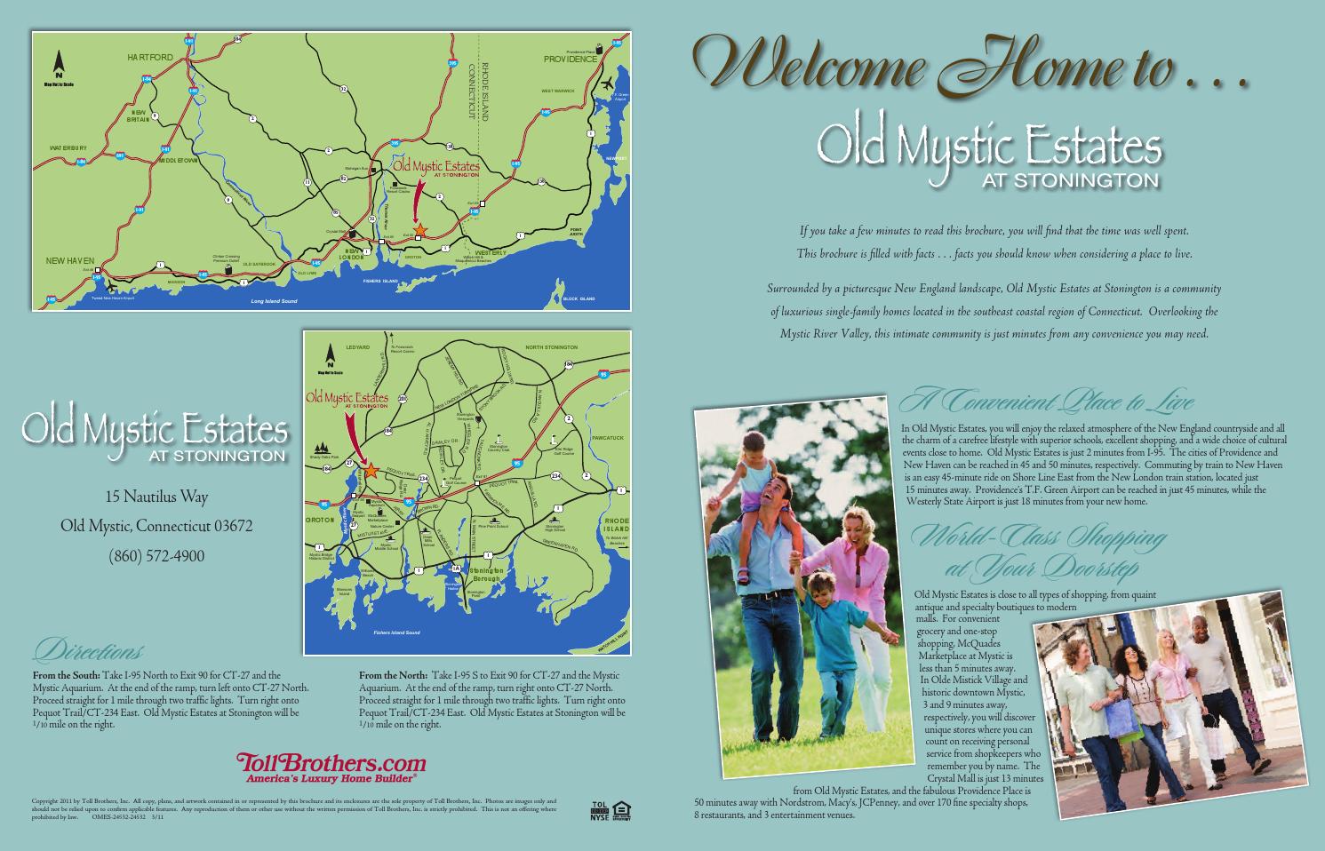 Old Mystic Estates at Stonington Community Guide by Toll Brothers, Inc