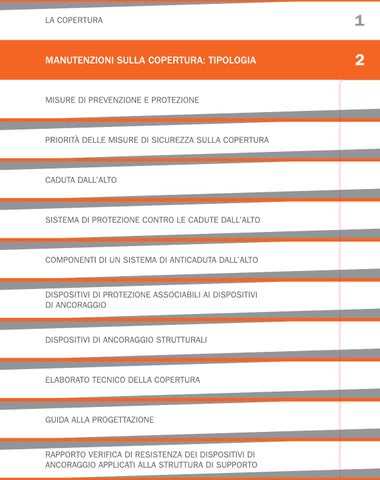 Misure di prevenzione e protezione nei lavori in quota sulla copertura 第 22 页