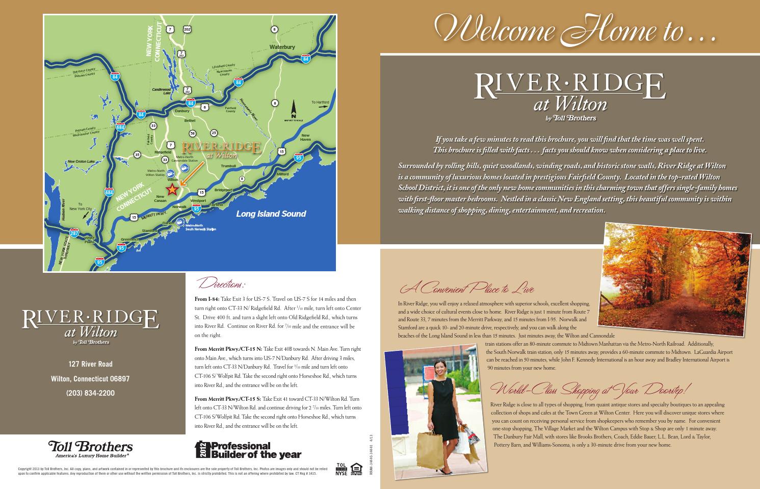 River Ridge at Wilton Community Guide by Toll Brothers, Inc. Issuu