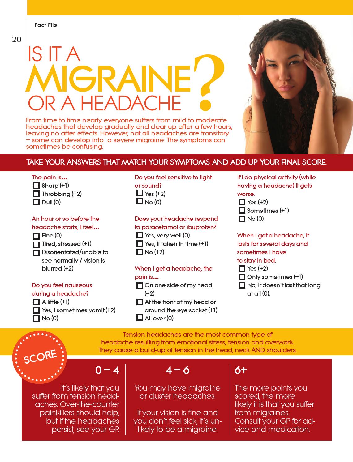 Headache Feeling Nauseous - Cluster Headaches