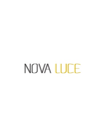 Nova Luce 灯饰目录 2015 第 3 页