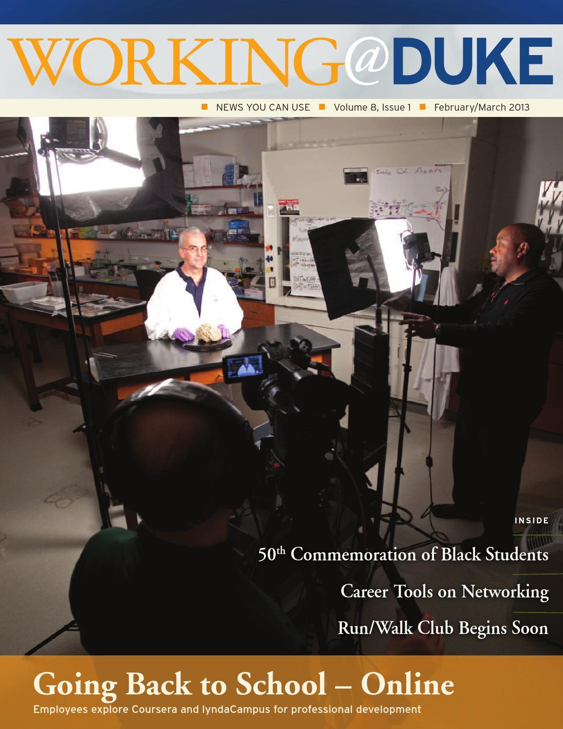 February/March 2013 Working@Duke by Working Duke - Issuu