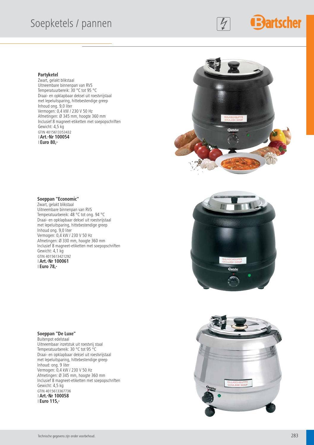 Bartscher Katalog 2015 NL by Bartscher GmbH Issuu