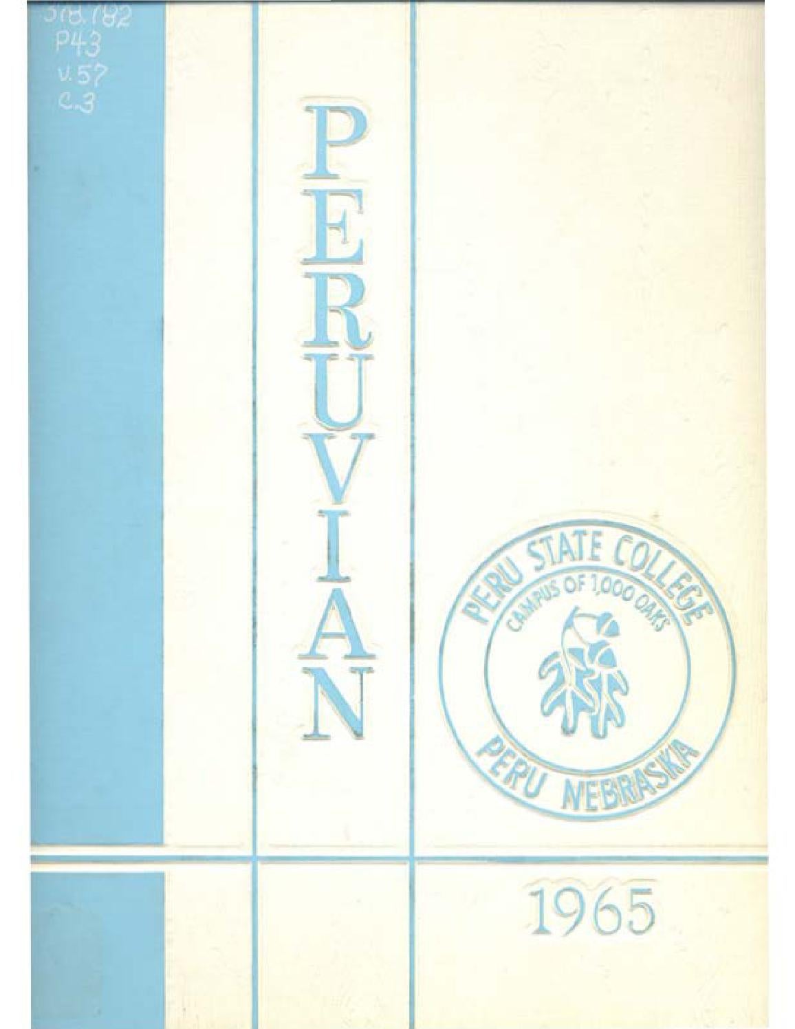 1965 The Peruvian by Peru State College Library Issuu