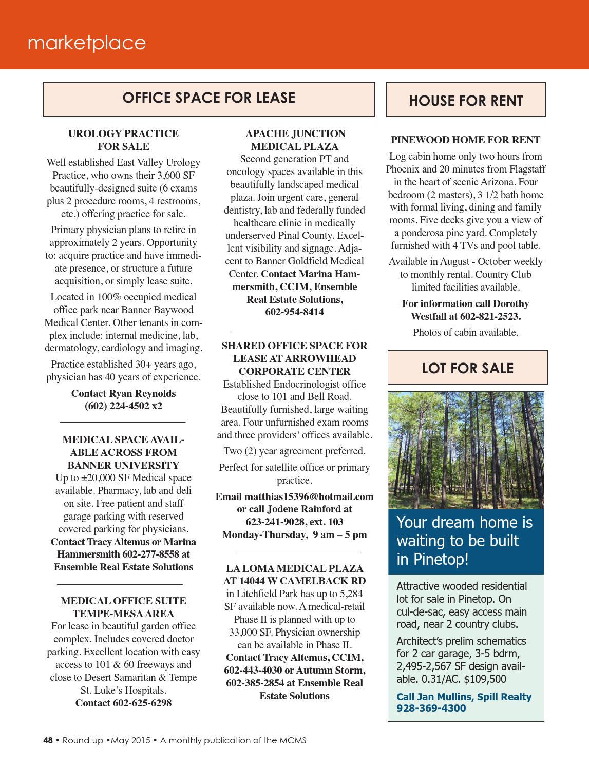 Round Up Magazine May 2015 By Maricopa County Medical Society Issuu