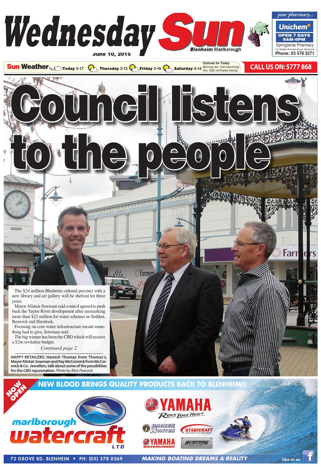 The Blenheim Sun 100615 by Local Newspapers Issuu