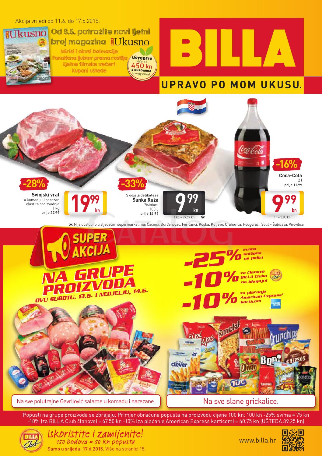 Billa katalog akcija od 11.17.06.2015. by Catalog.hr Issuu