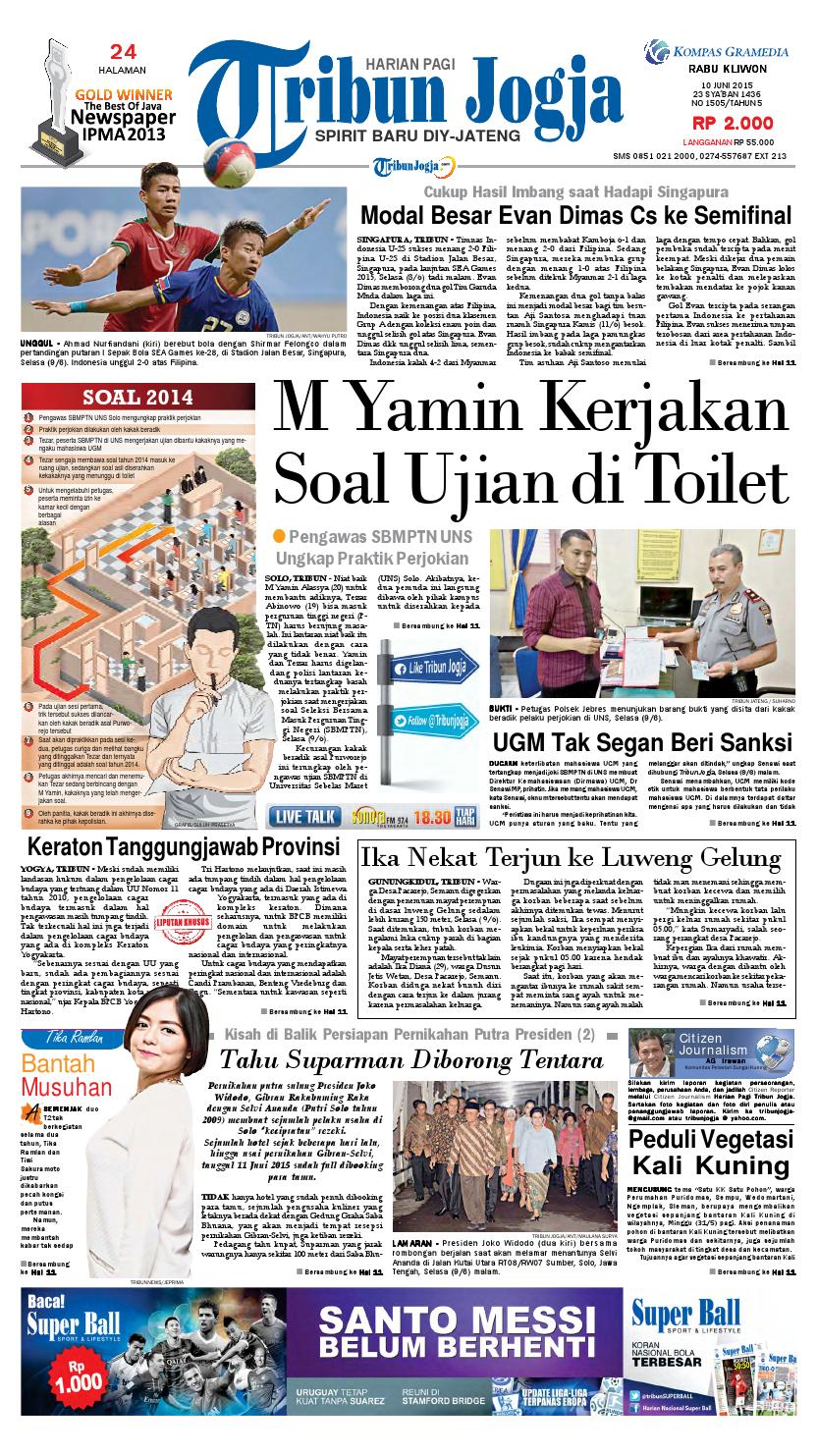 Tribunjogja 10-06-2015 by tribun jogja - Issuu