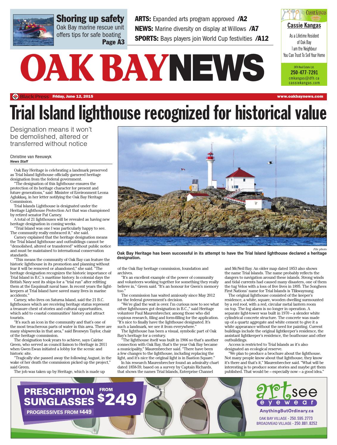 Oak Bay News, June 12, 2015 by Black Press Media Group Issuu