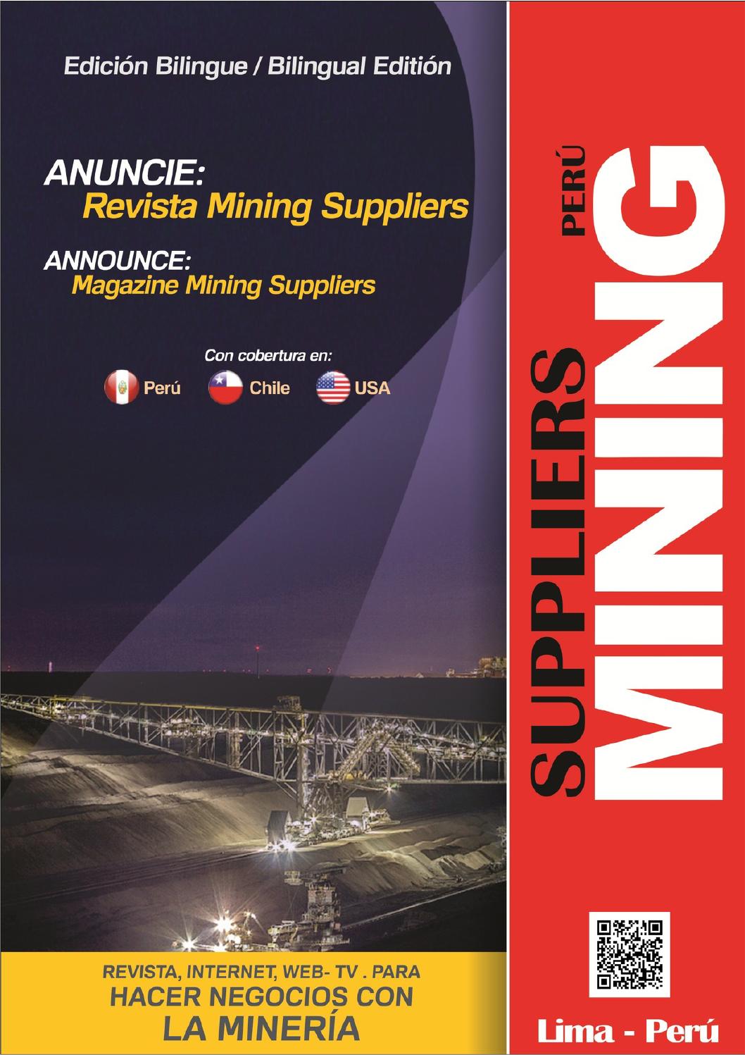Brochure Magazine Mining Suppliers 2015 by MiningSuppliersPeru Issuu