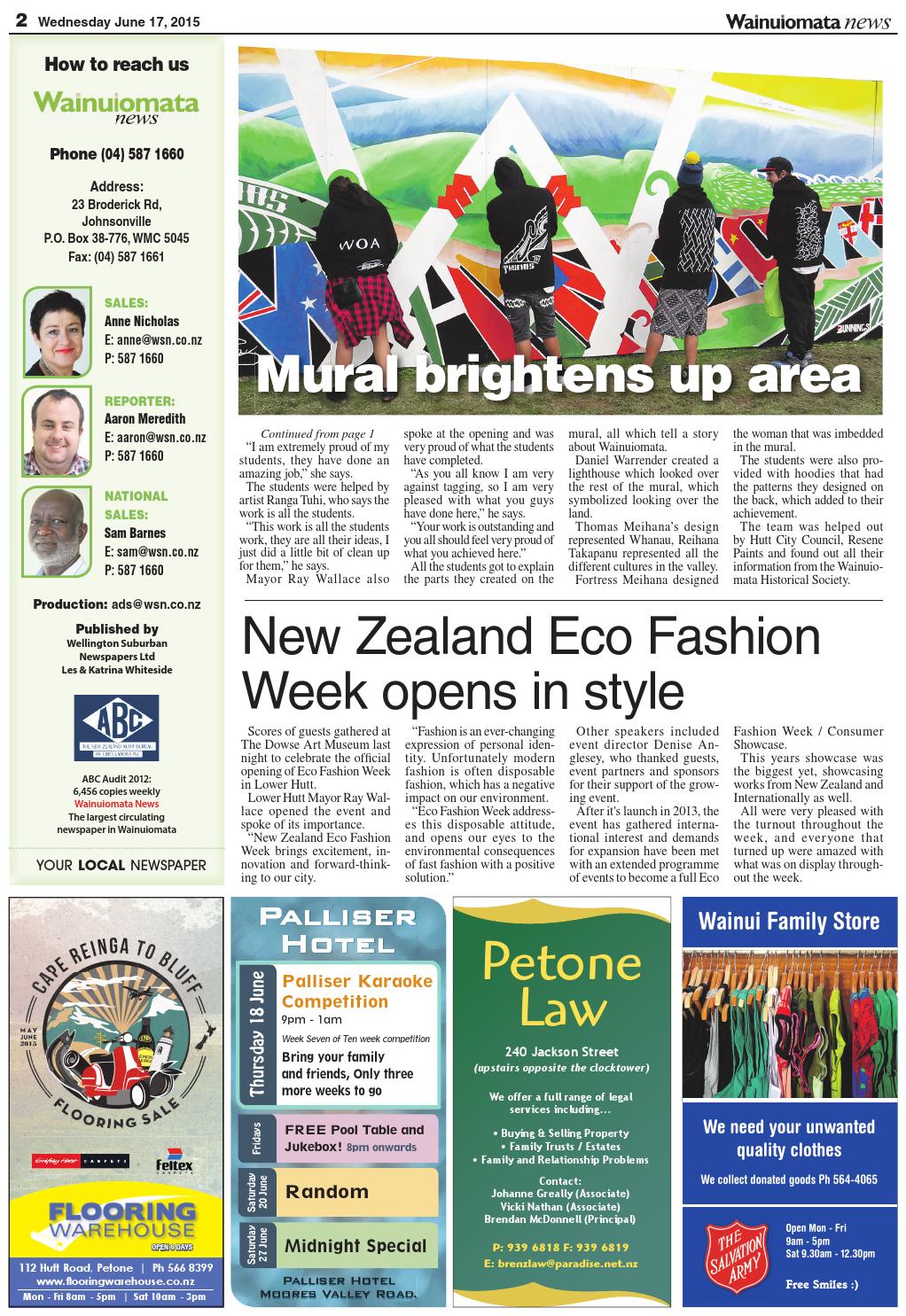 Wainuiomata News 160615 by Local Newspapers Issuu