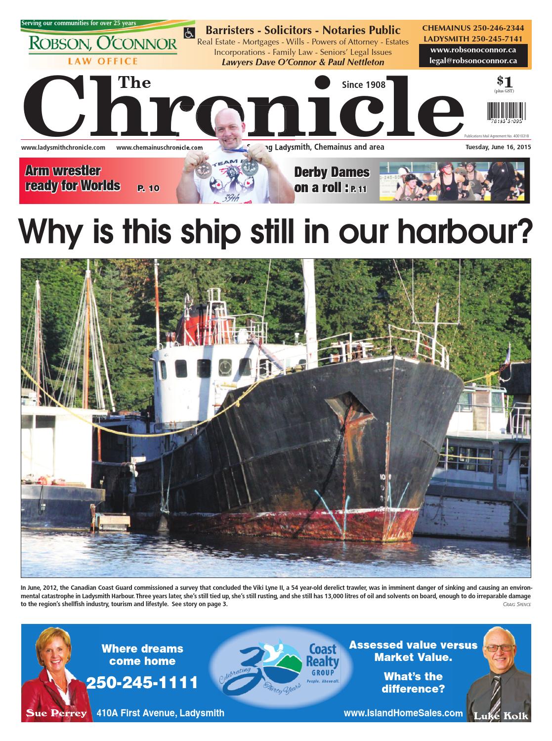 Ladysmith Chronicle, June 16, 2015 by Black Press Media Group Issuu