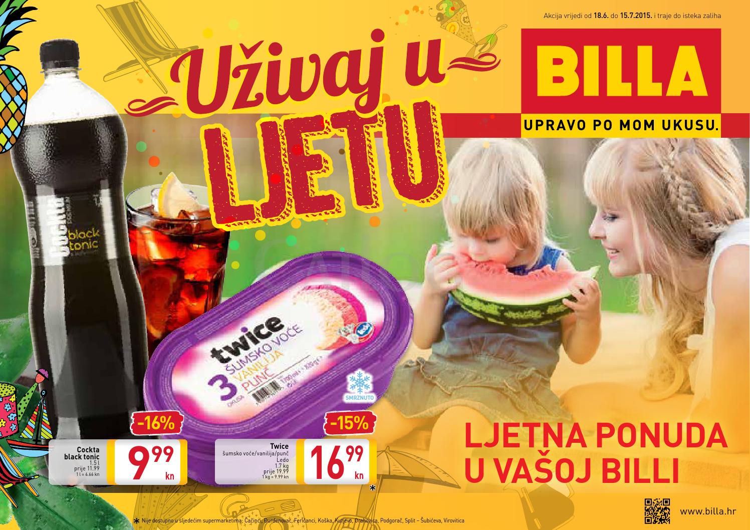 Billa katalog ljeto od 18 06 15 07 2015 by Catalog.hr Issuu