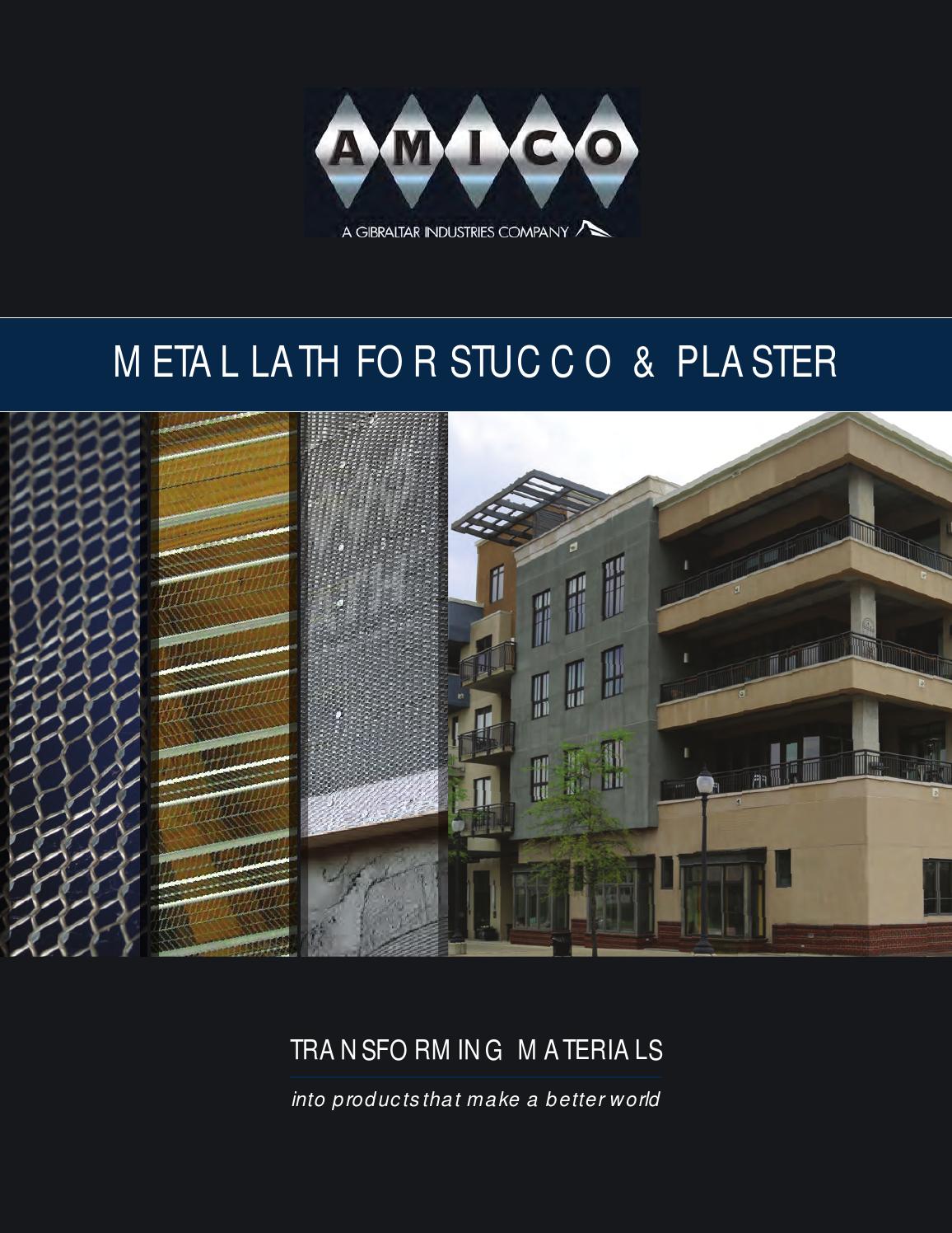 METAL LATH CATALOG by AMICO Issuu
