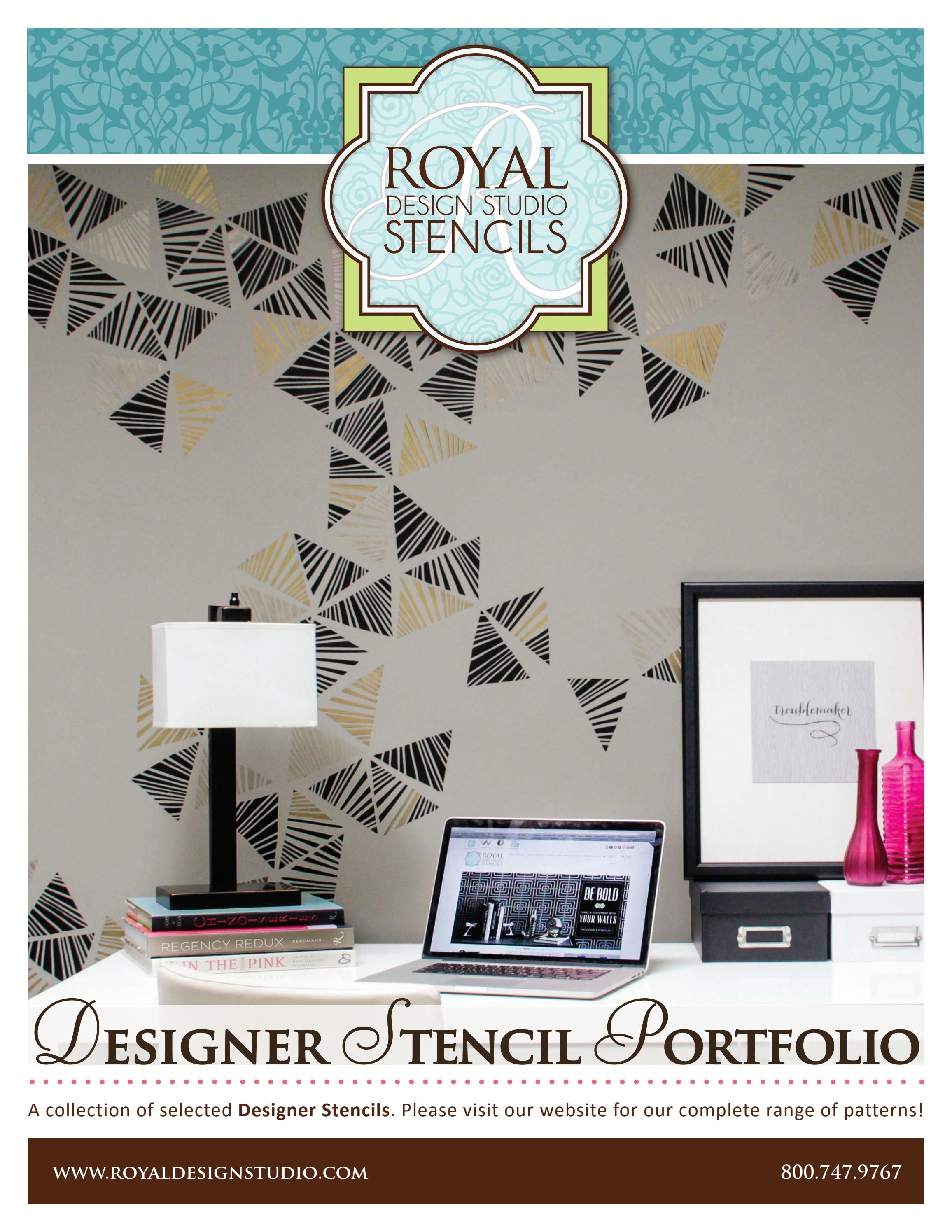 2015 Designer Stencil Portfolio Royal Design Studio by Royal Design