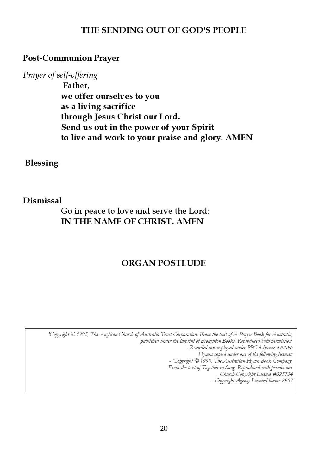 A Prayer Book For Australia