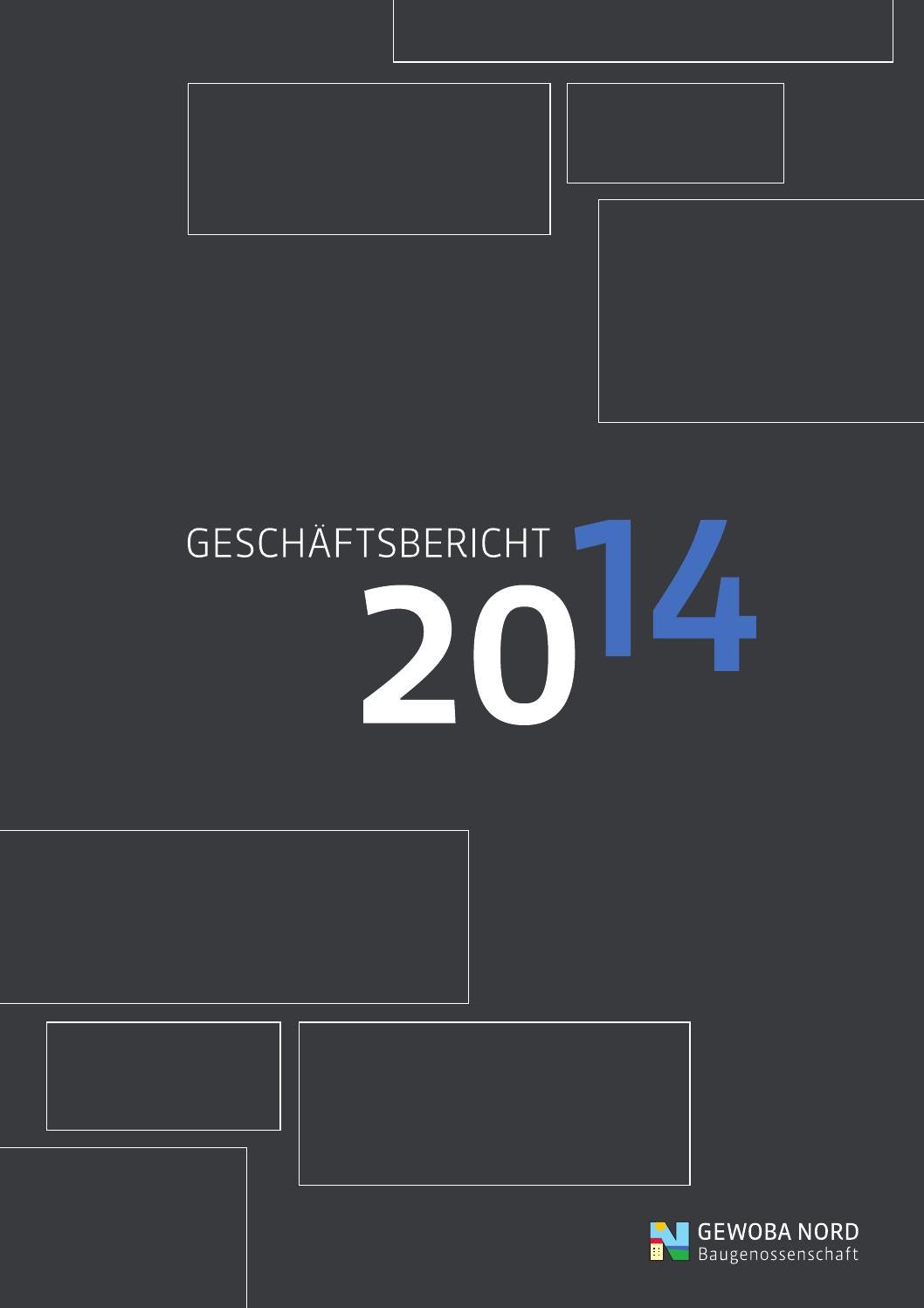 GEWOBA Nord Geschäftsbericht 2014 by WortBildTon Werbeagentur GmbH & Co. KG - Issuu