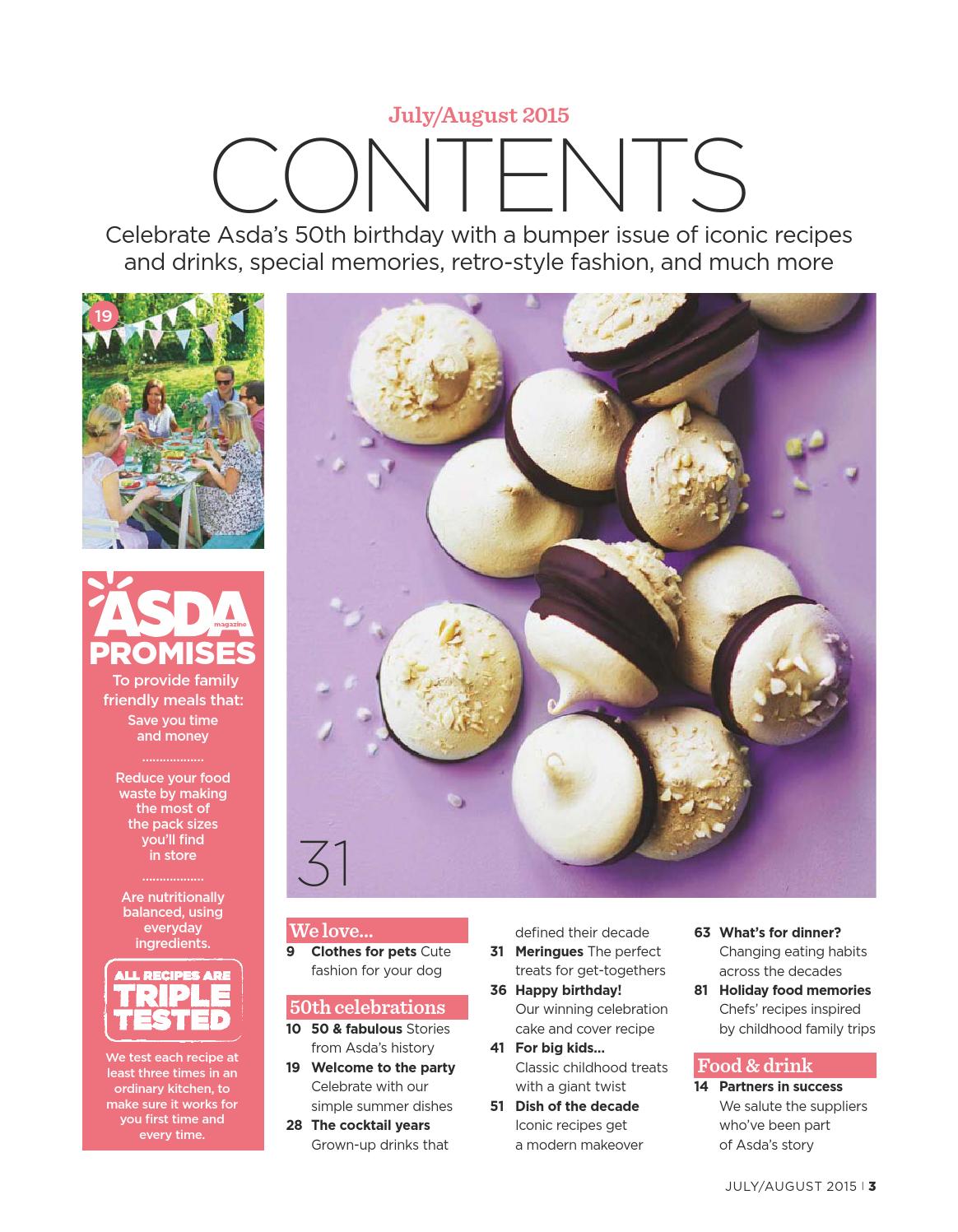 Asda Magazine July/August 2015 by Asda Issuu