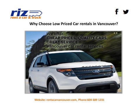 Low Price Car Rentals A Cost Effective Choice by Rent A Car Vancouver Issuu