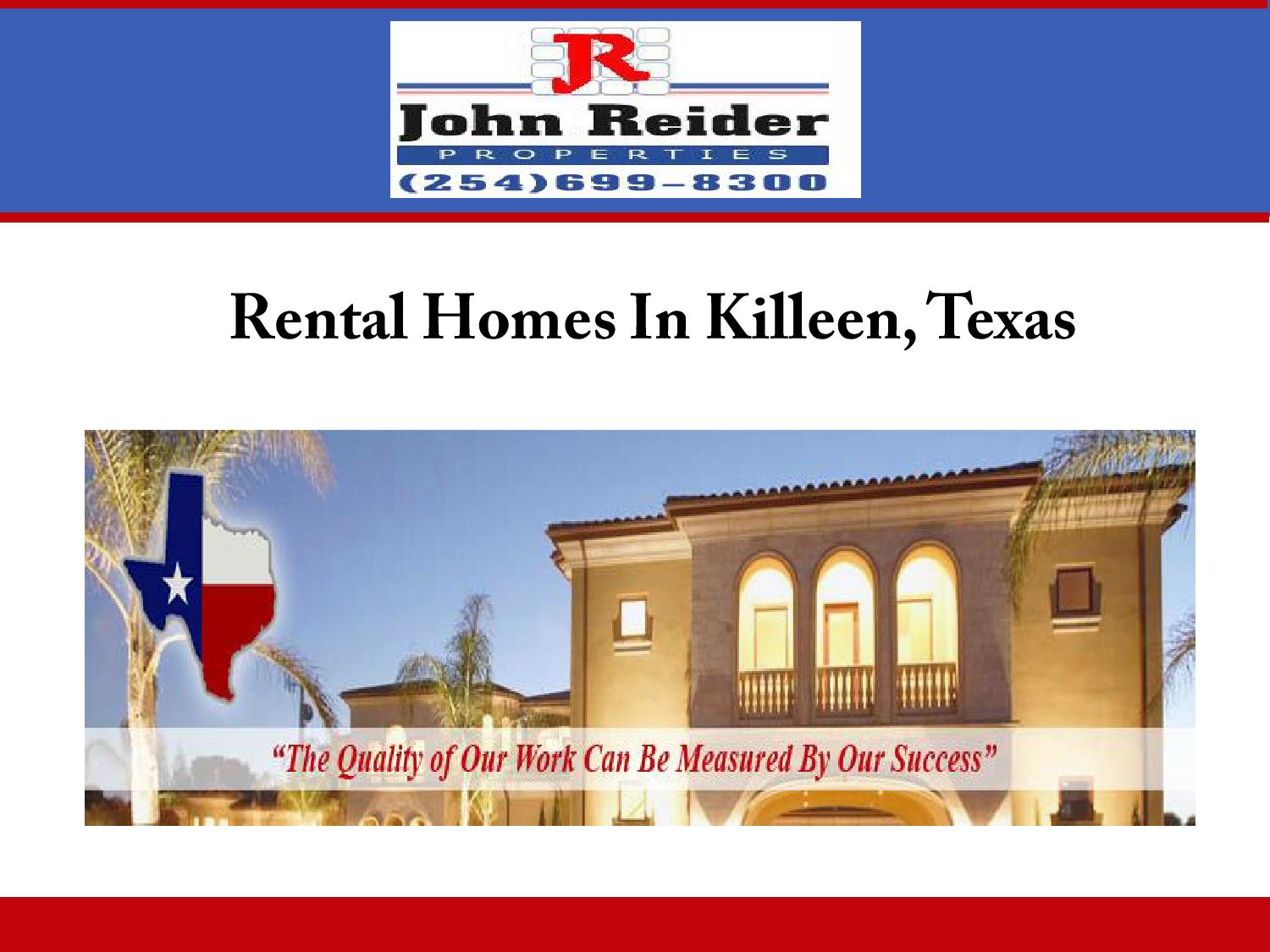 Rental Homes In Killeen, Texas by JohnReider Issuu