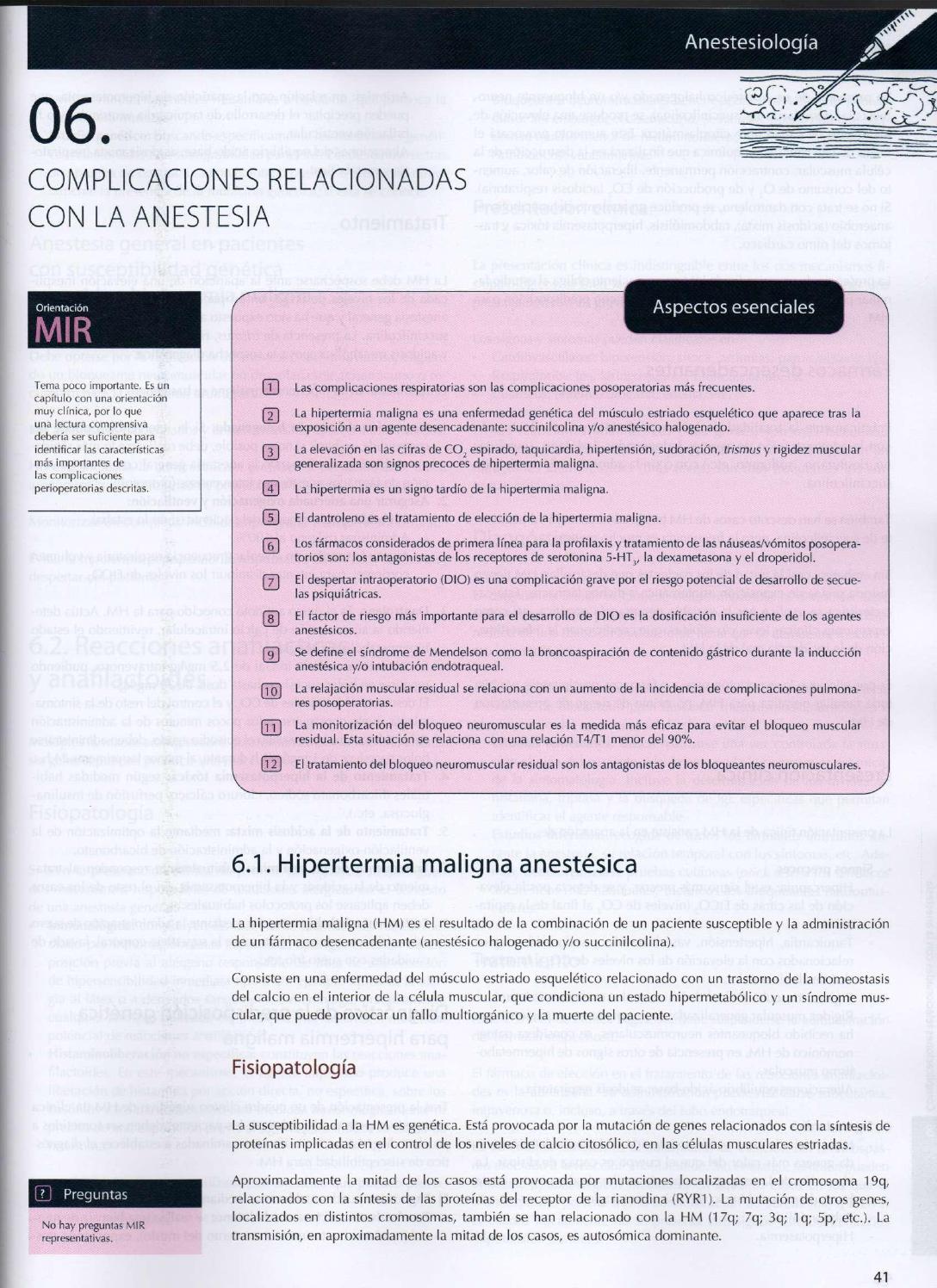 Hipertensión maligna y anestesia