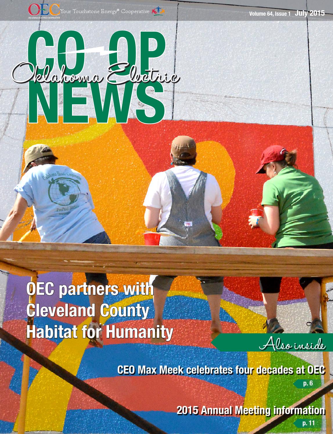 Oklahoma Electric Coop News July 2015 by Oklahoma Electric Cooperative