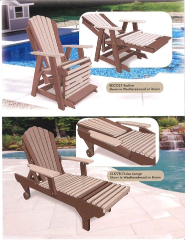 E & G Amish Furniture 家具目录 · 2015 Levi's Lawn 家具 / Poly Lumber 户外 家具 / E&G Amish 家具 第 11 页