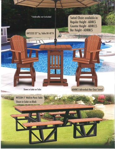 E & G Amish Furniture 家具目录 · 2015 Levi's Lawn 家具 / Poly Lumber 户外 家具 / E&G Amish 家具 第 14 页