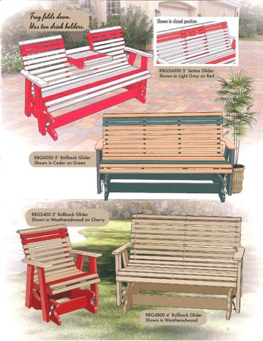 E & G Amish Furniture 家具目录 · 2015 Levi's Lawn 家具 / Poly Lumber 户外 家具 / E&G Amish 家具 第 5 页