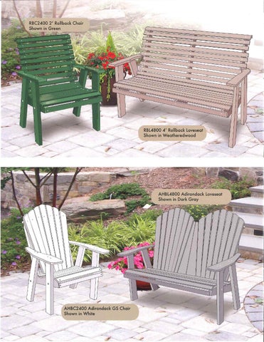 E & G Amish Furniture 家具目录 · 2015 Levi's Lawn 家具 / Poly Lumber 户外 家具 / E&G Amish 家具 第 6 页