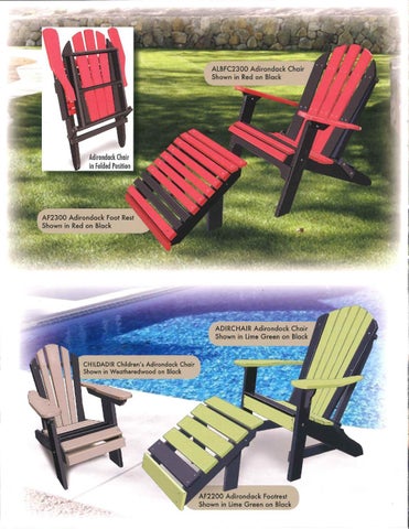 E & G Amish Furniture 家具目录 · 2015 Levi's Lawn 家具 / Poly Lumber 户外 家具 / E&G Amish 家具 第 8 页