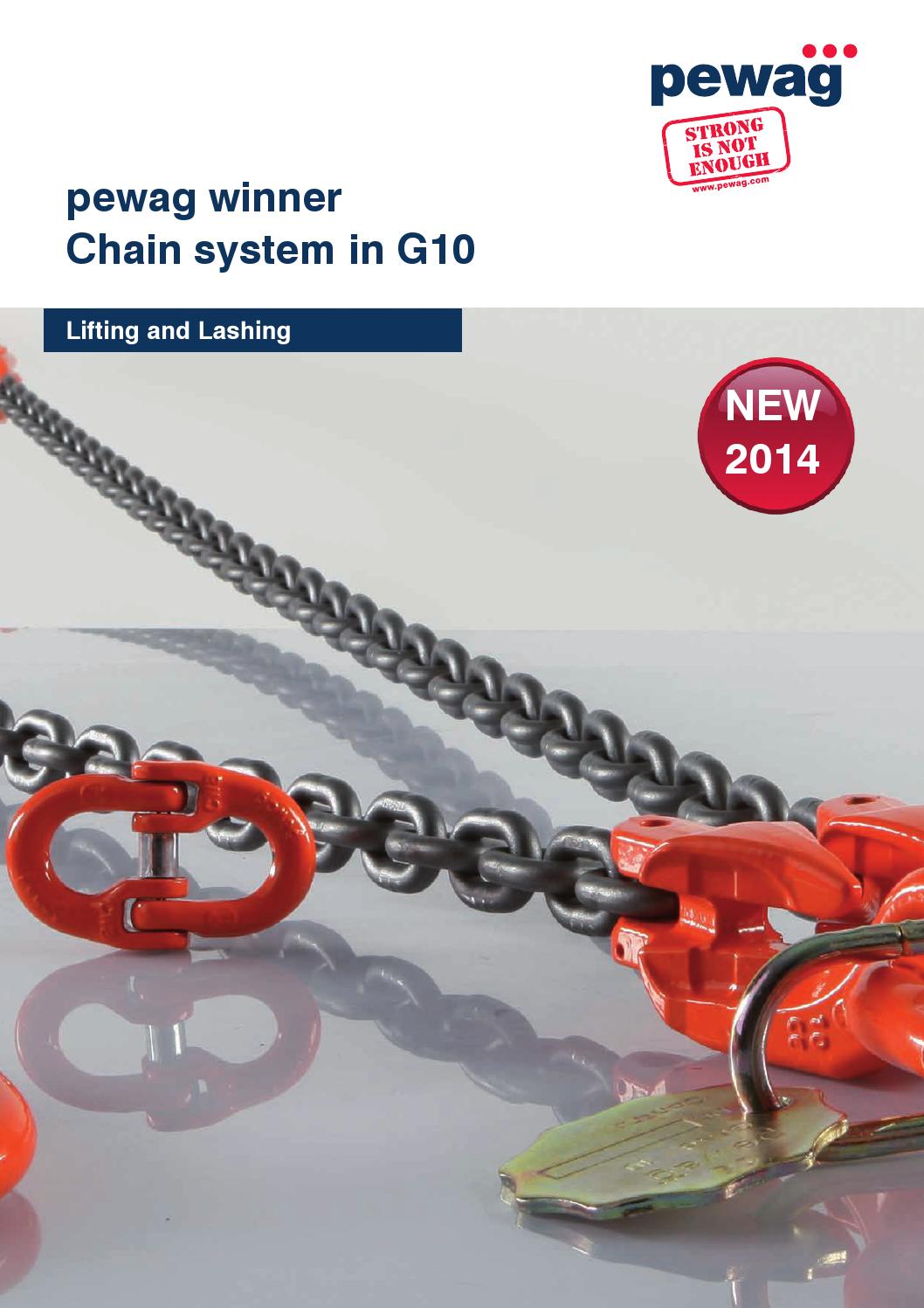 10mm G8 Loadbinder Lashing Securing Chain 8 metres with Grab Hook