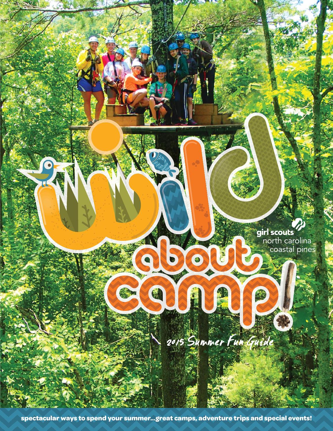 Wild About Camp 2015 Summer Fun Guide by Girl Scouts North Carolina