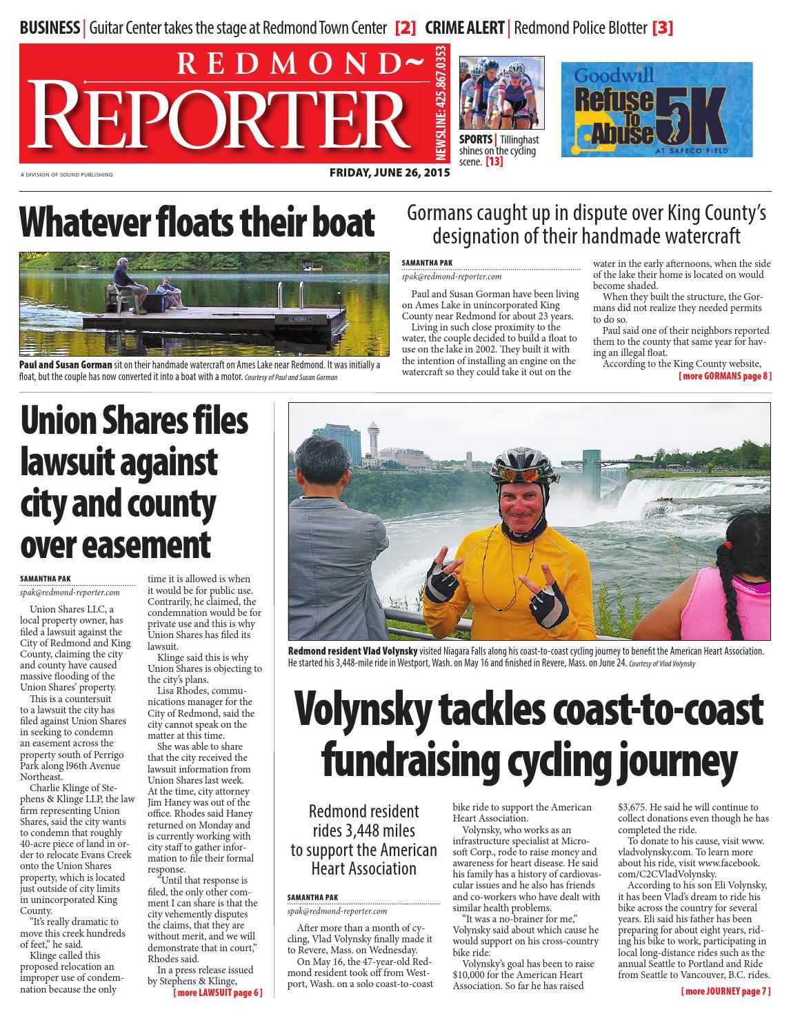 Redmond Reporter June 26 2015 By Sound Publishing Issuu