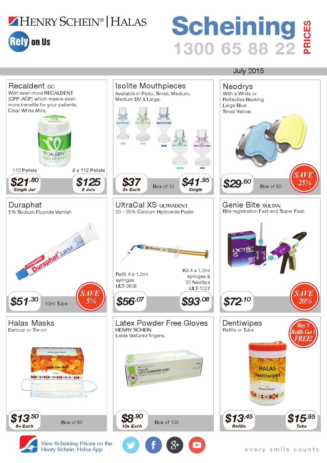 Scheining Prices by Henry Schein Australia Issuu