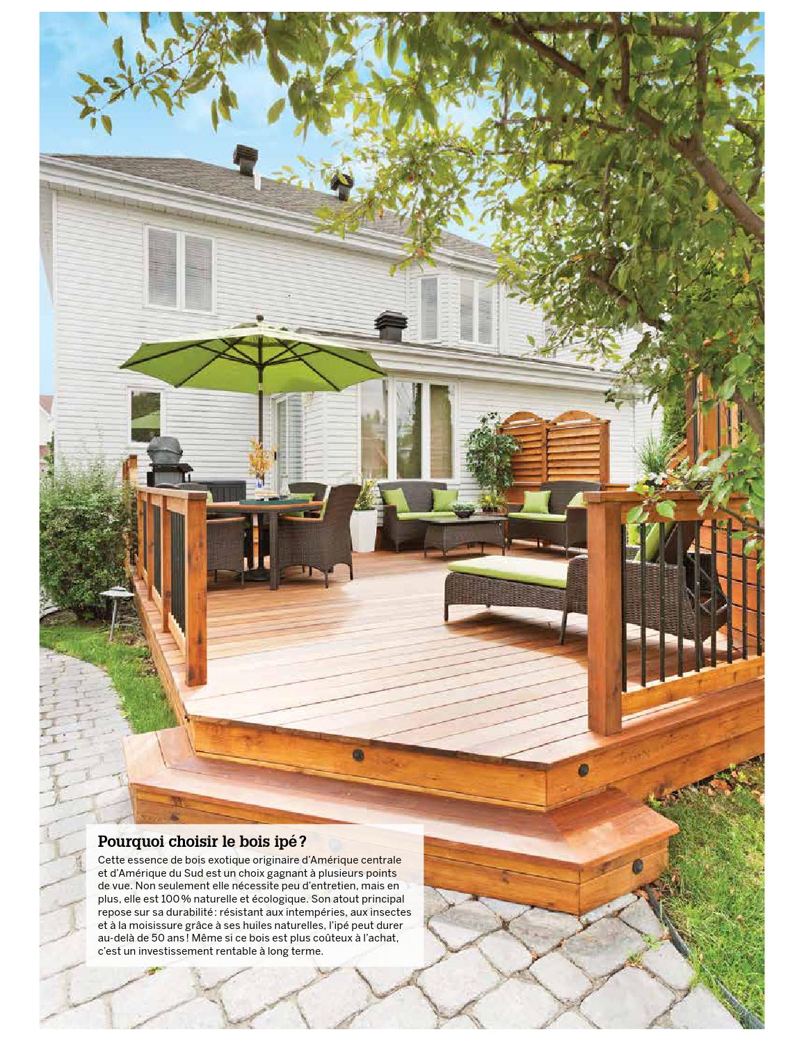 Couverture Magazine Je décore Patios et terrasses Avril 2015 by