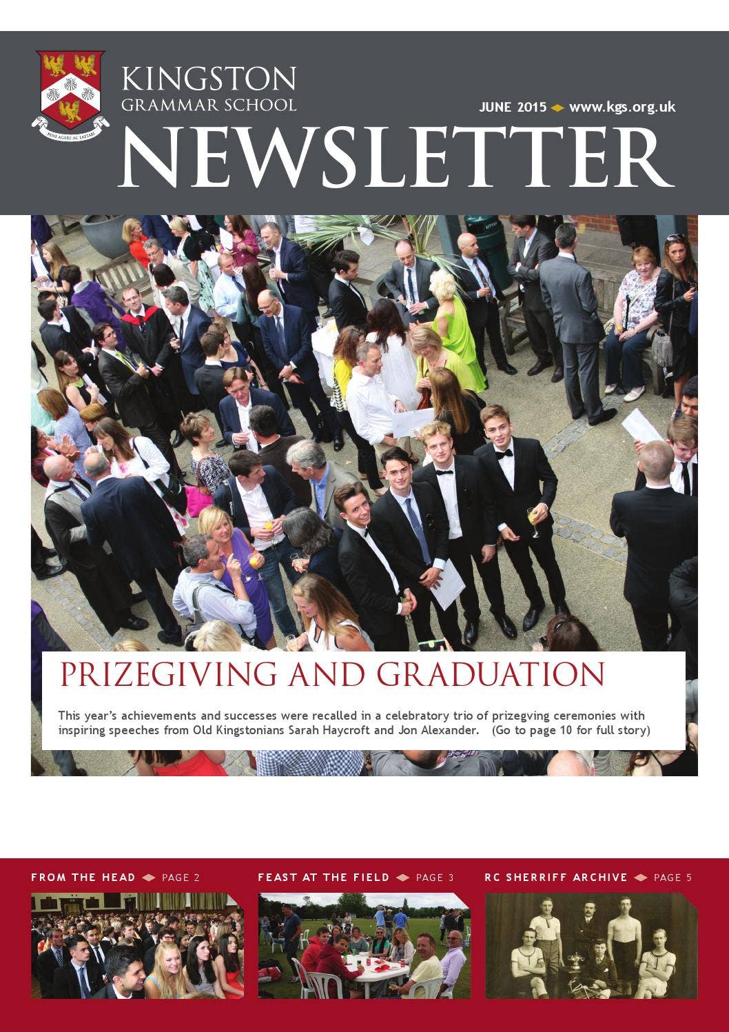 KGS Newsletter June 2015 by Kingston Grammar School - Issuu