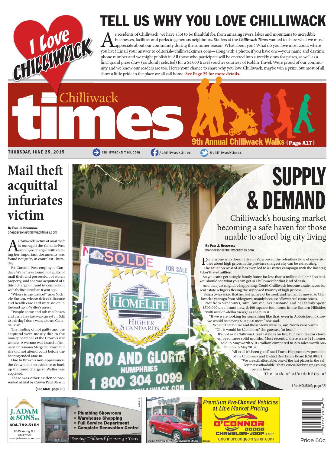 Chilliwack Times June 25 2015 By Black Press Media Group Issuu