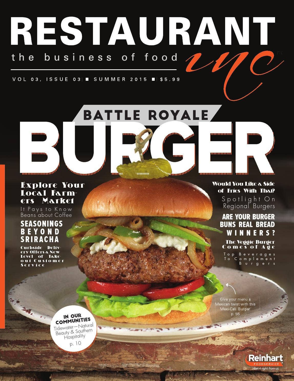 Restaurant Inc. Summer 2015 by Performance & Reinhart Foodservice