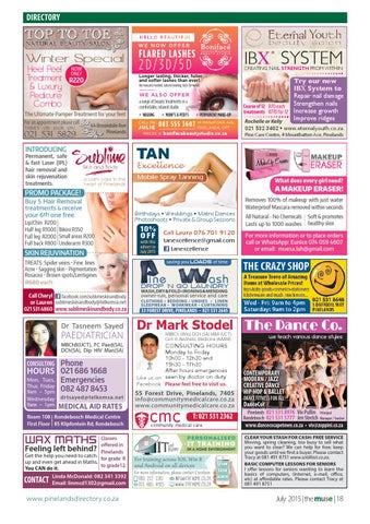 The Muse Jul 2015 By The Muse Magazine By Pinelands Directory